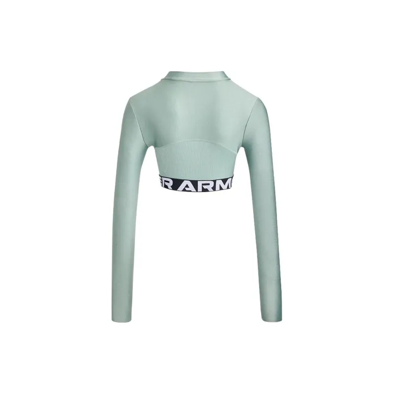 Under Armour HeatGear SS25 T Shirt Women's Lime Green-1