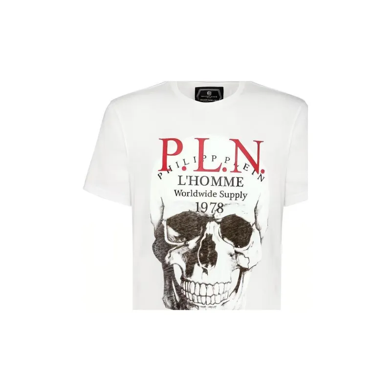 PHILIPP PLEIN T Shirts Men White-3