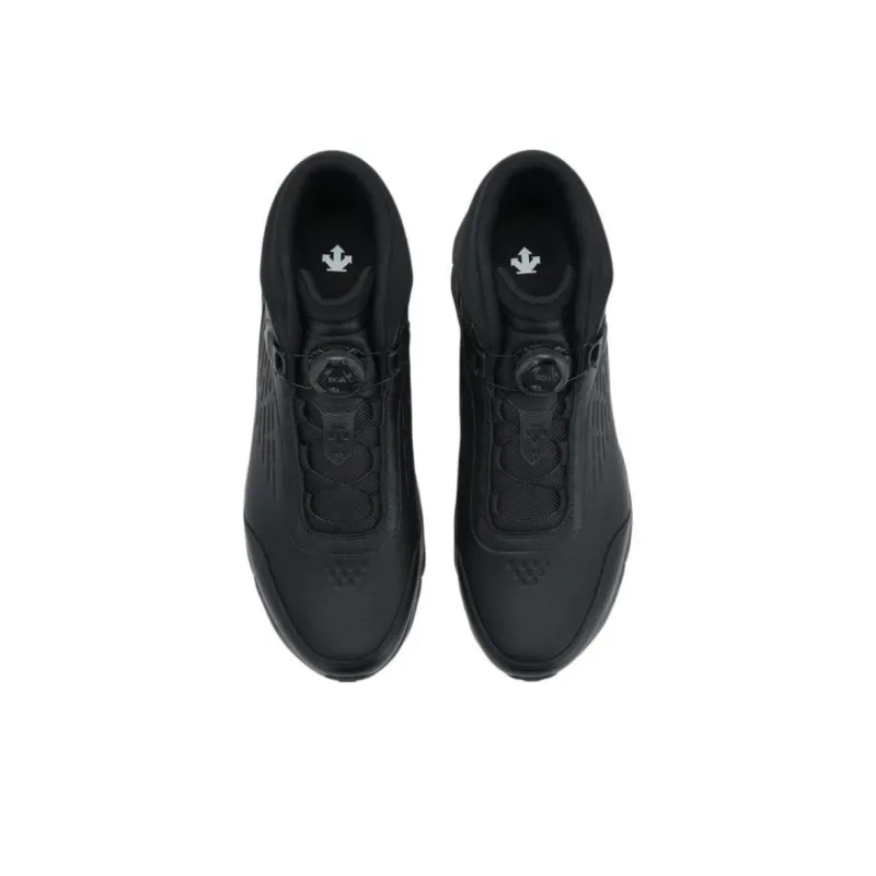 DESCENTE TRAINING Anti Slip Wear Resistant Mid Top Training Shoes Men's Black-2
