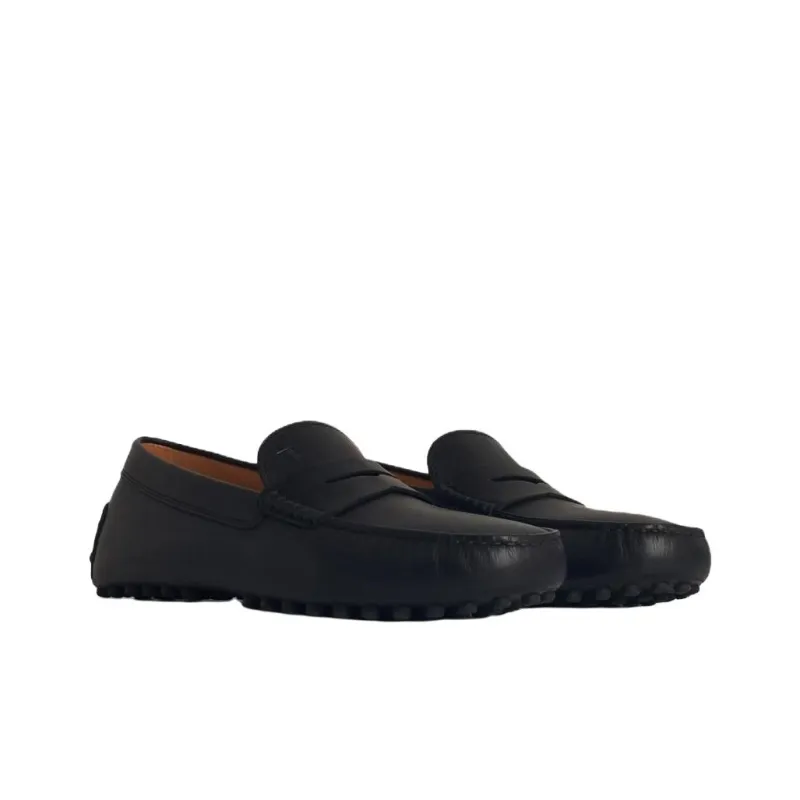 TOD'S Logo Embossed Penny Loafers-2