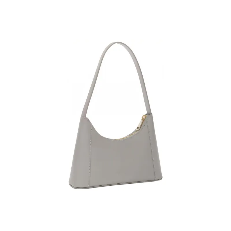 Furla Diamante Soft Calfskin Shoulder Bag, Handbag, Shoulder Bag Mini Women's Gray-2