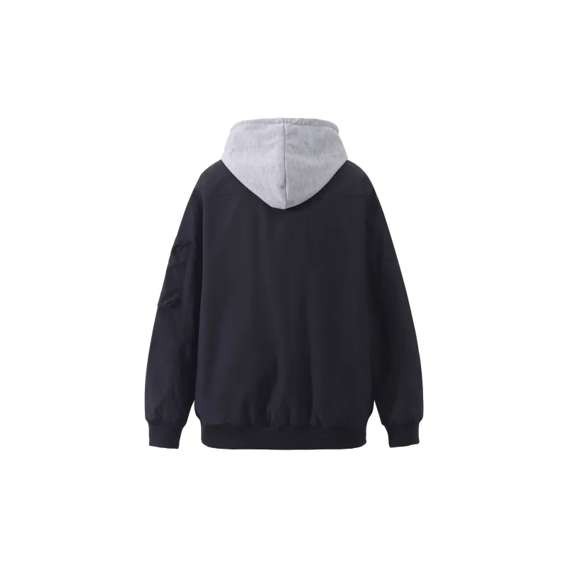 TITH Jackets Coats Unisex Burgundy-3