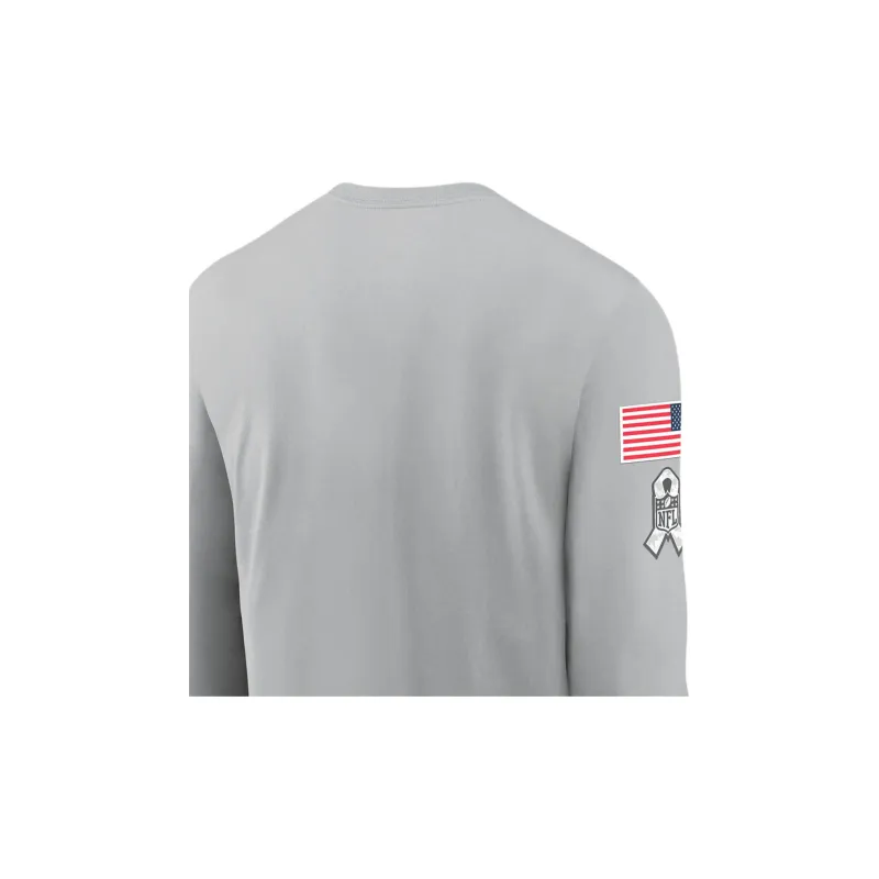 Nike San Francisco 49ers Salute To Service Mascot Edge Legend Men's Nike Nfl Long Sleeve T Shirt-3