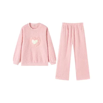 Top Melon Pajama Set Women's Sweet Hazelnut Pink