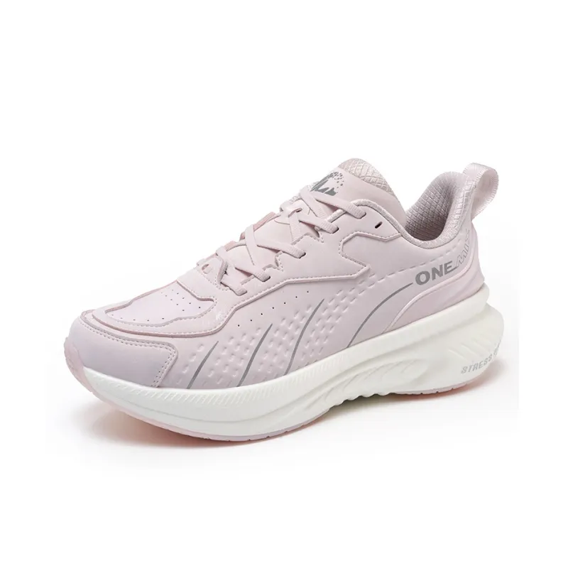 ONEMIX Cushioning Anti Slip And Wear Resistant Low Top Running Shoes Unisex Pink-1