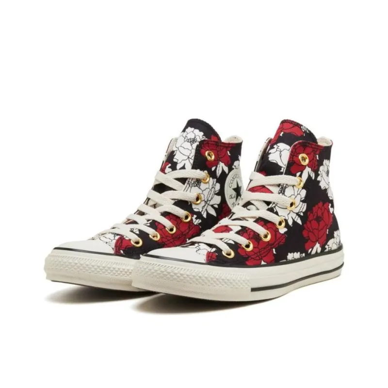 Converse All Star Anti Slip Wear Resistant High Top Canvas Shoes Unisex Black-2