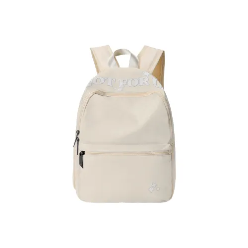 QRST Polyester Backpacks Unisex Apricot