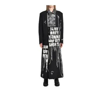 Yohji Yamamoto Coats Men's Black