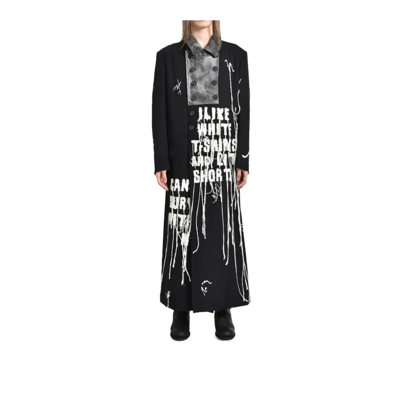 Yohji Yamamoto Embroidered Blazer-0