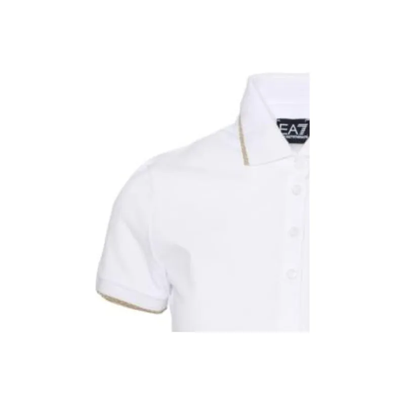 EMPORIO ARMANI EA7 Polo Shirt Women's White-3