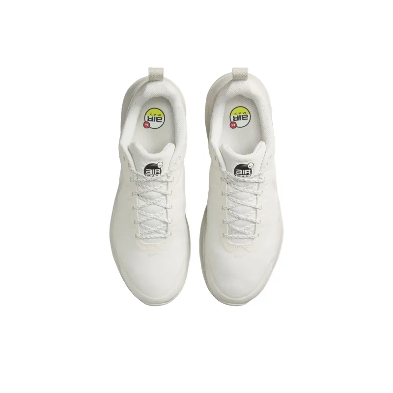 Nike Air Max Nuaxis Anti Slip Wear Resistant Low Top Running Shoes Men's White-2