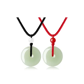 OWNCOOL Pendants Pale Greenish White Jade Unisex