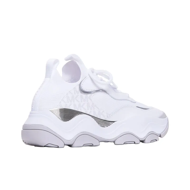 MICHAEL KORS Atlas Low Top Casual Shoes Women's White-3