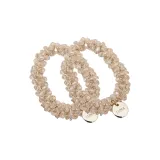 Resin Crystal Hair Tie[Pink-2 Pack]