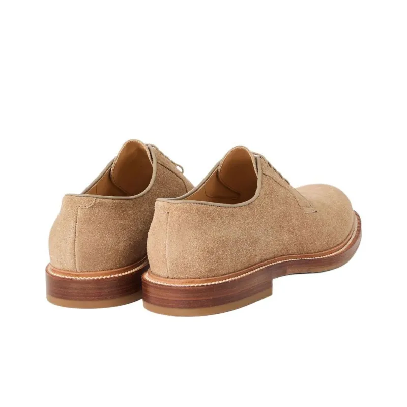 Brunello Cucinelli Suede Derbu Shoes-3