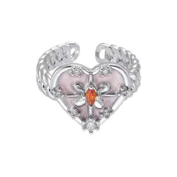 MISS XIA JWY Copper Silver Plated Rings Women's