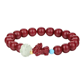Olampe Reconstructed Cinnabar Bracelets Women's
