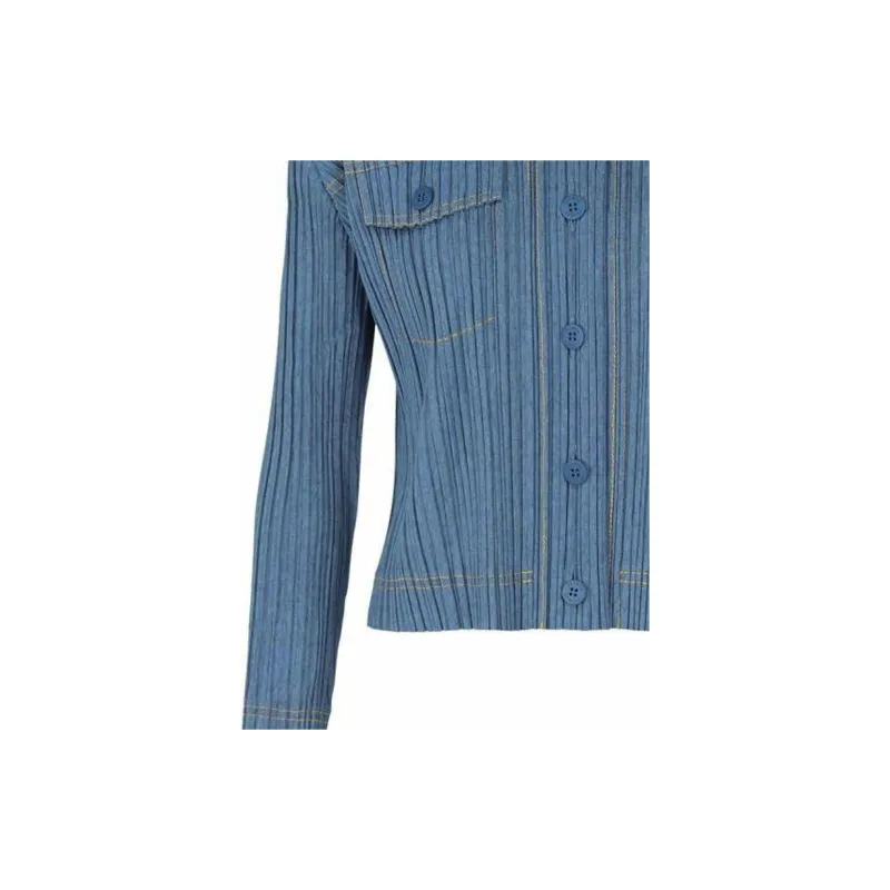PLEATS PLEASE ISSEY MIYAKE Jackets Women's Blue-2