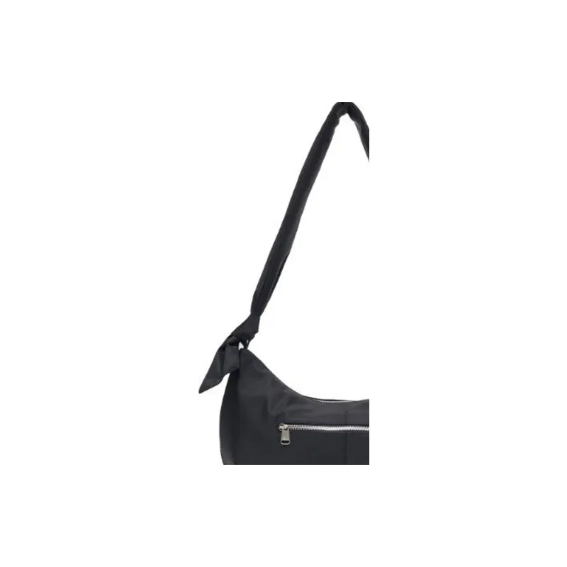 NERDY Polyester Dumpling Bag Cloud Bag Handheld Bag Crossbody Bag Shoulder Bag Regular Women's Black-2