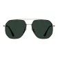 Black Gold Frame with Polarized Green Lens[58156-C3]