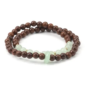 Tanner Golden Sandalwood Bracelets Unisex