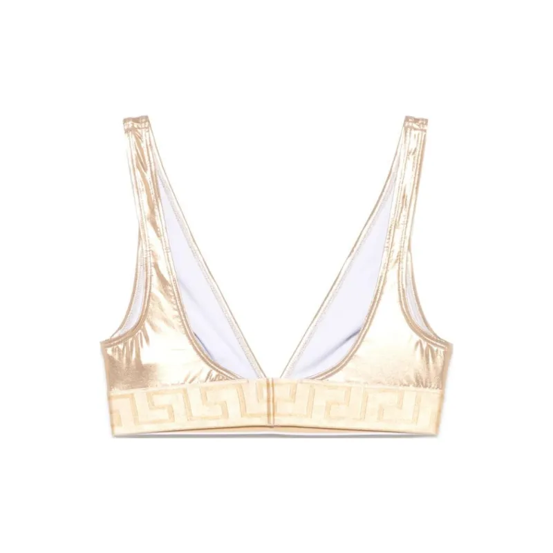 VERSACE Greca Border Bikini Top-1