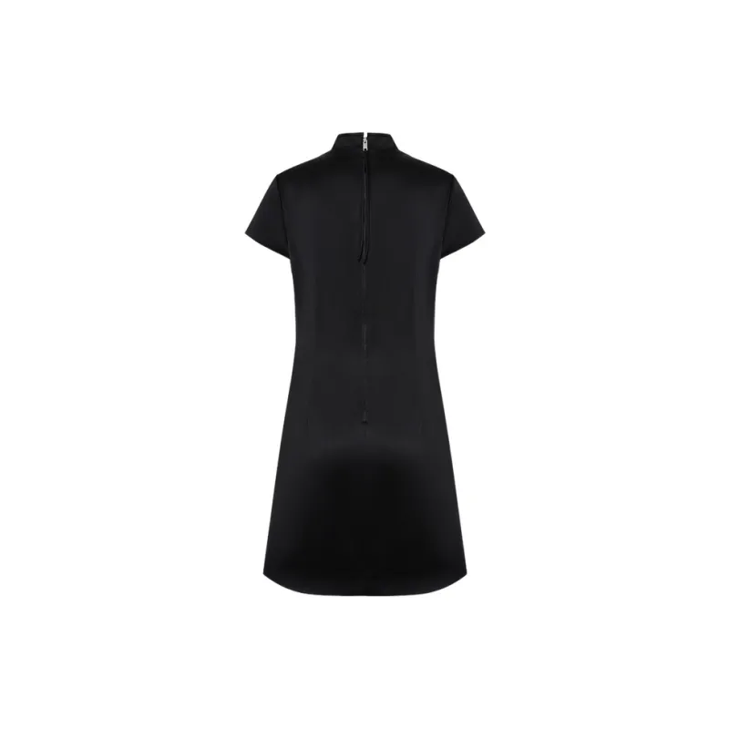 MOCO Short Sleeved Dress Women's Black-1