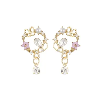 QIMEILA Copper Alloy Earrings Women's