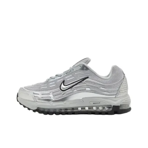 Nike AIR MAX TL 2.5 Anti Slip Wear Resistant Low Top Casual Running Shoes Unisex Silver