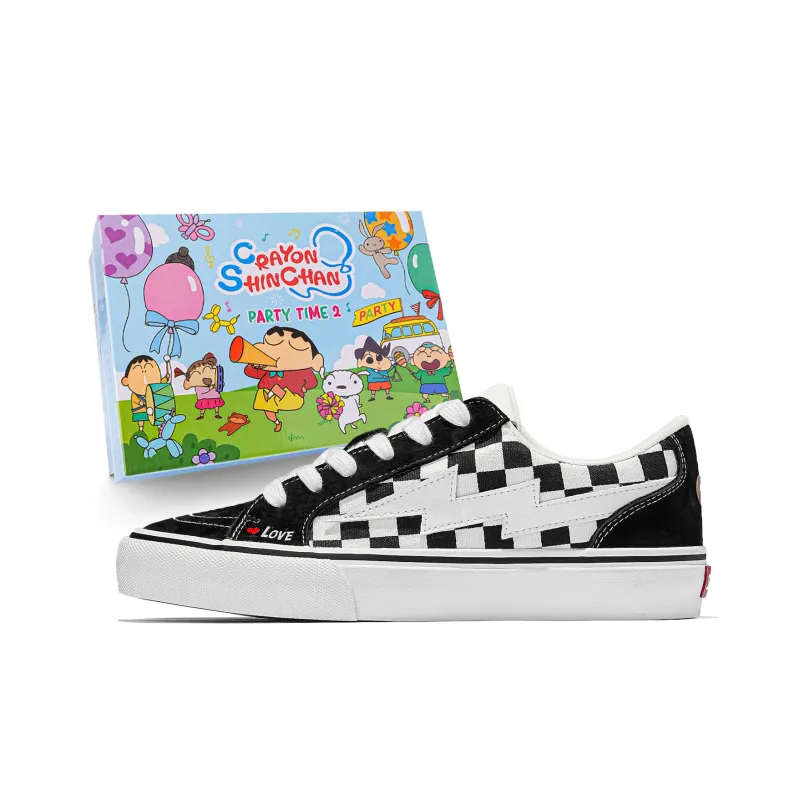 Crayon Shinchan Low Top Skateboard Shoes Unisex Gift Box Set-29