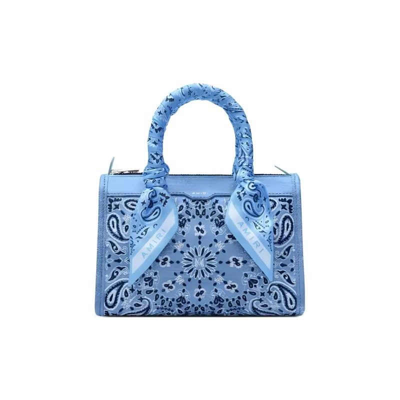 AMIRI Micro Triangle Bag 'Natural/Denim'-0