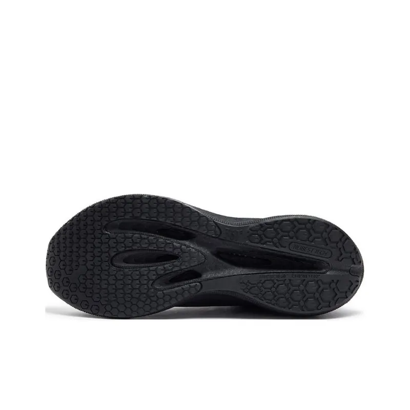361° Titan CQT Wear Resistant Breathable Cushioning Low Top Casual Running Shoes Men's Black Gray-4