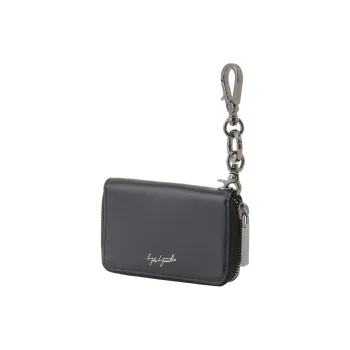 Yohji Yamamoto Cow Leather Key Pouch Regular Men's Black