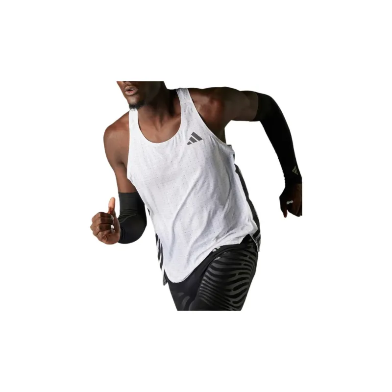 Adidas Free Shipping With AdiClub Adizero Running Singlet-3