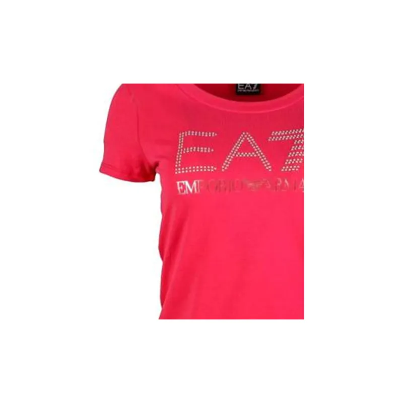 EMPORIO ARMANI EA7 T Shirt Women's Pink-3