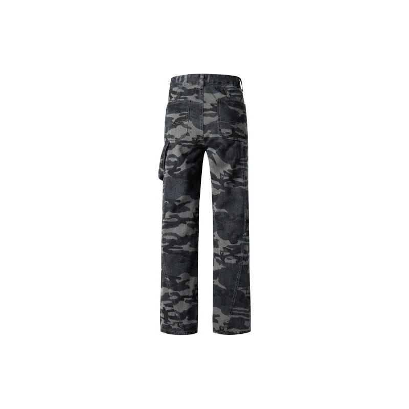SUPEREALLY Jeans Unisex Army Green-1