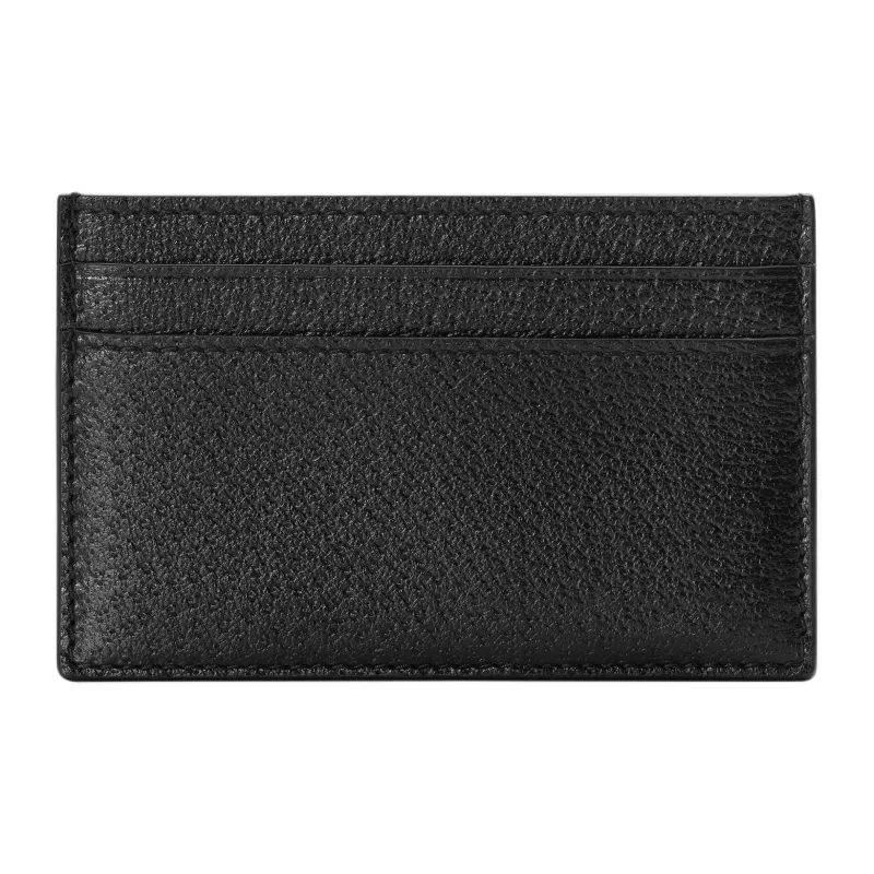 GUCCI GG Marmont Leather Card Holder Card Holder Men's Black-3