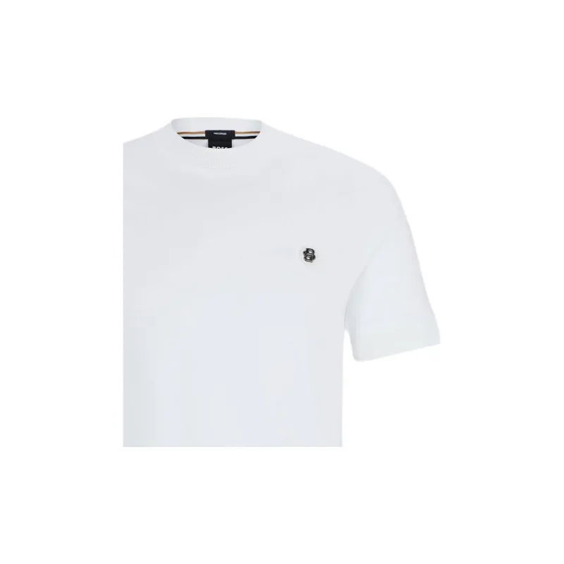 HUGO BOSS Double B Monogram Crewneck T Shirt-4