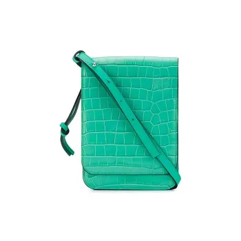 LOEWE Crocodile Leather Camera Bags Crossbody Bags Women's Light Green