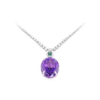 GAONAS 925 Silver Cubic Zirconia Pendants Women's