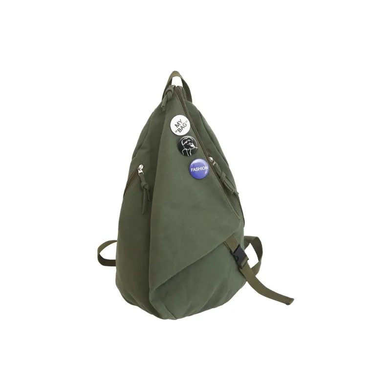 Debecca Canvas Canvas Bag Backpack Large Size Unisex Multicolor-4