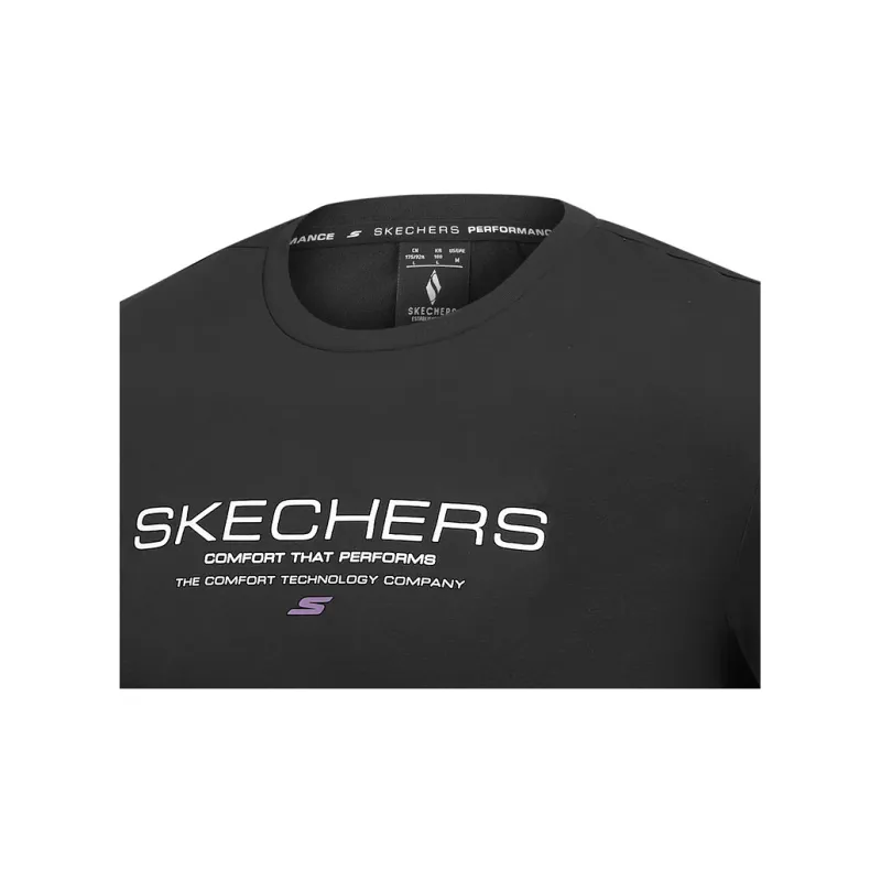 Skechers T Shirt Men's Carbon Black-4