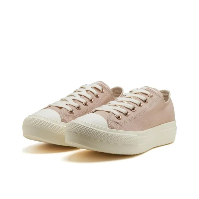 Converse All Star Light Anti Slip Wear Resistant Low Top Canvas Shoes Women's Pink-2