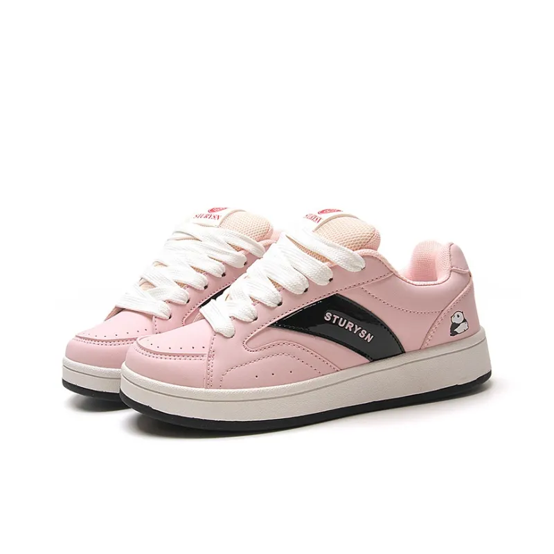STUR YSN Wear resistant And Lightweight Low Top Skateboard Shoes Unisex Sweetheart Pink-1