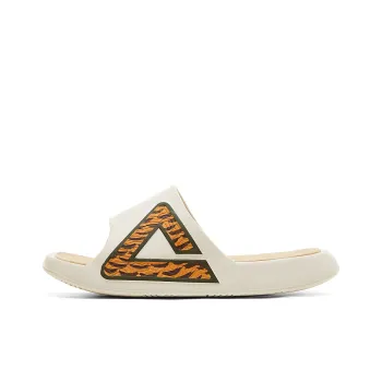 PEAK Tai Ji1.0 Slip Resistant Cushioning Slide Slippers Men's Ivory Yellow