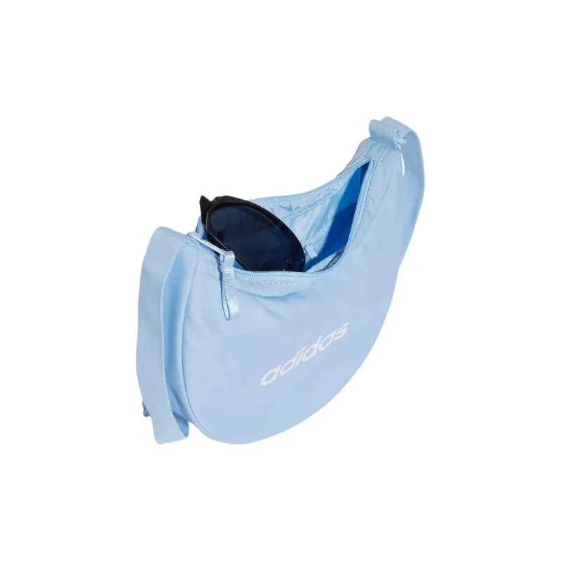 Adidas Polyester Crossbody Bag Shoulder Bag Women's Light Blue-2