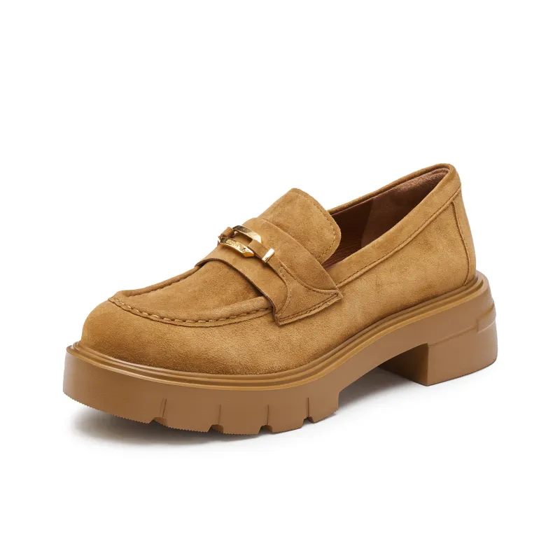 Staccato Obsidian Jazz Loafers Women's Vintage Brown-1