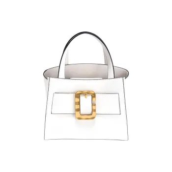 C.LI PU Tote Bag, Shopping Bag, Briefcase, Hug Bag, Clutch Regular Women's Bright Moon White