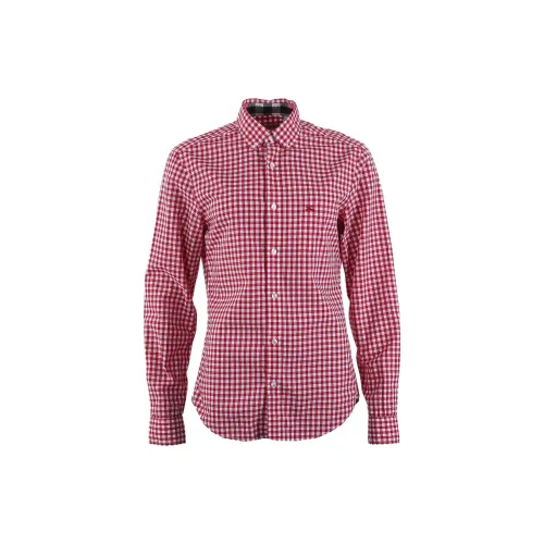 Burberry Shirts Men Red
