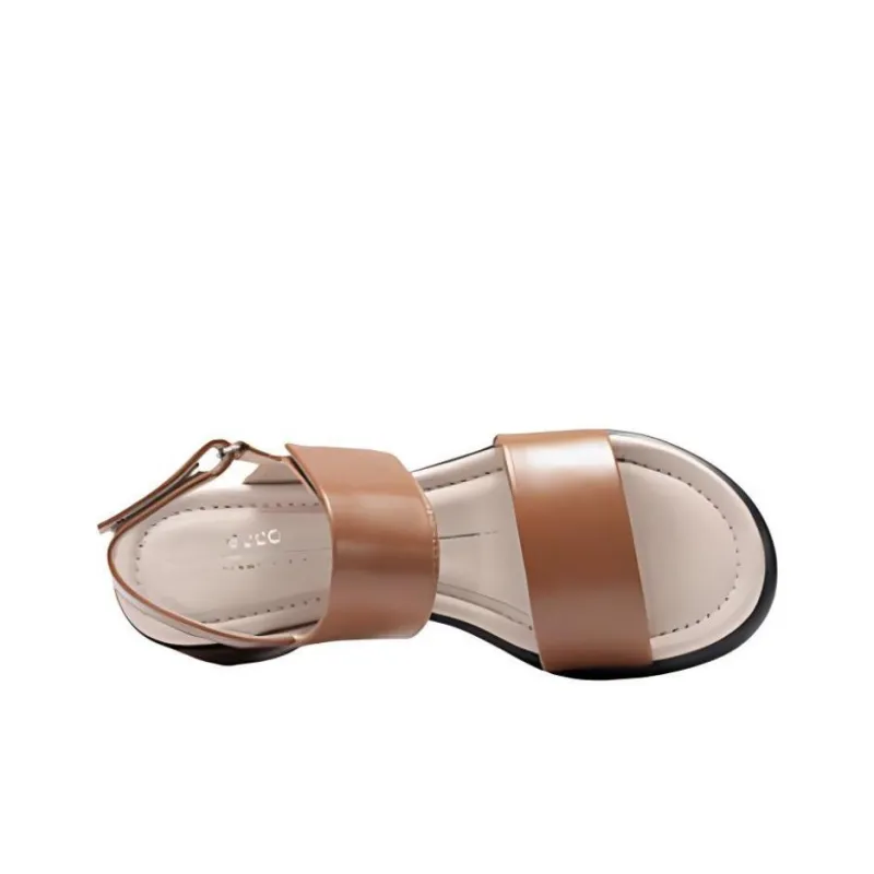 Ecco One Strap Sandals 5.5cm Women's Light Brown-2